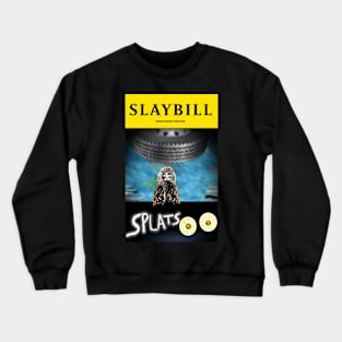 Broadway Zombie Splats Slaybill Crewneck Sweatshirt